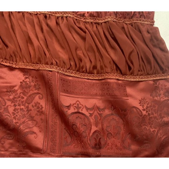 3 JCPenney Home Luxury Valances Curtains Set Red Embroidered Window Discontinued - Picture 7 of 7